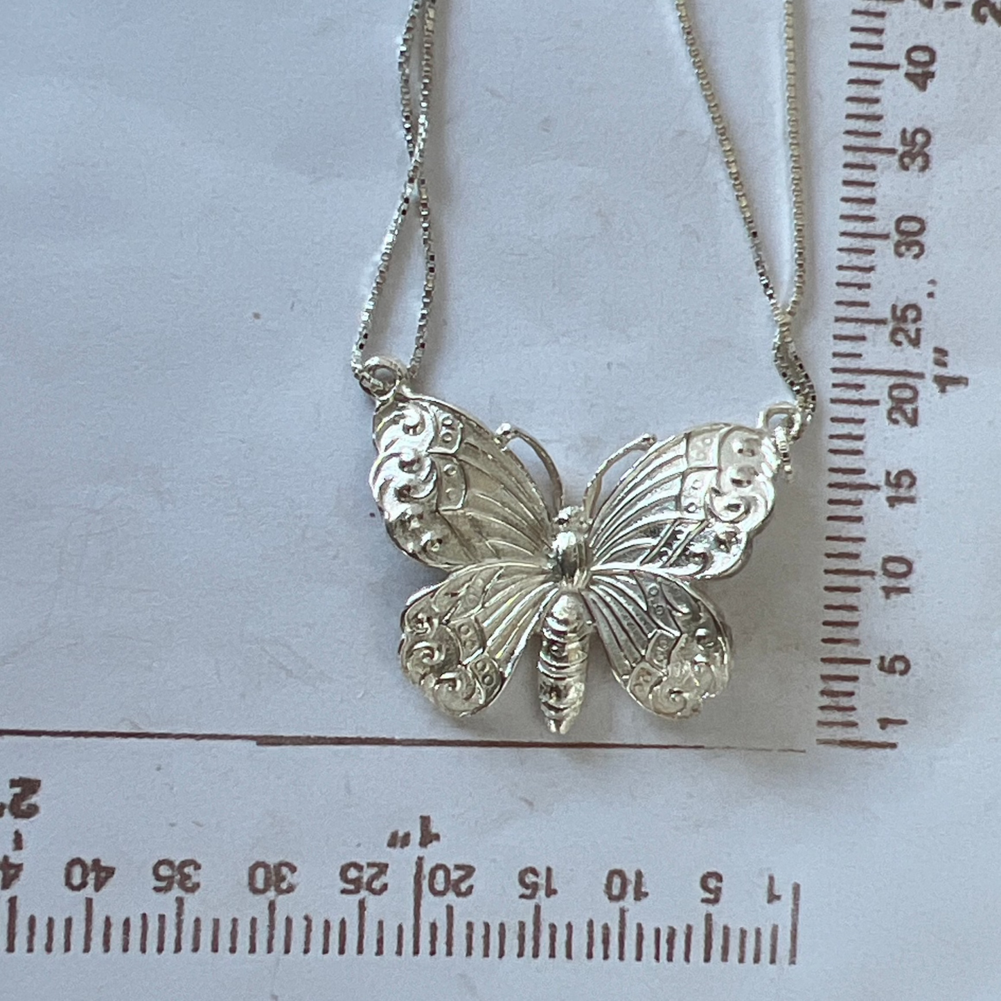 Sterling silver Butterfly pendant