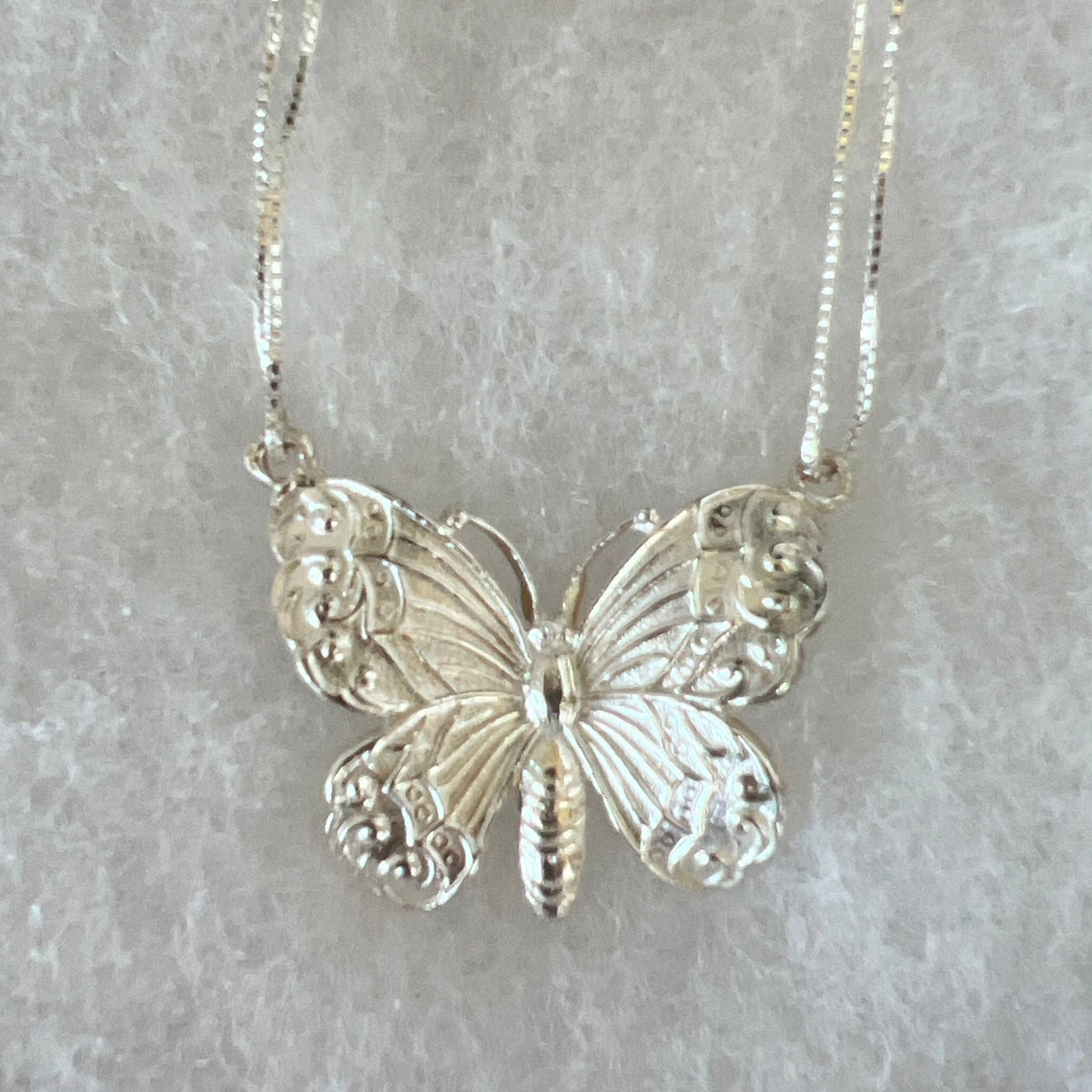 Sterling silver Butterfly pendant