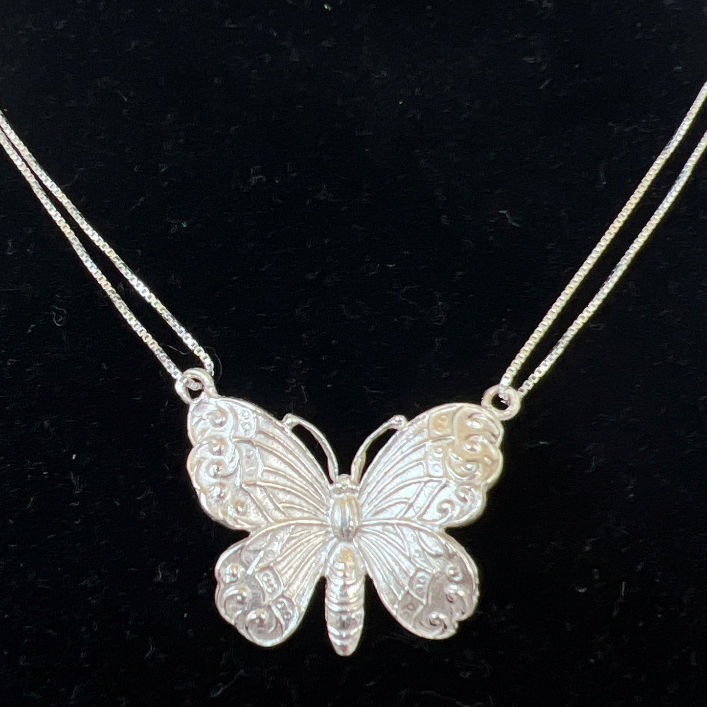 Sterling silver Butterfly pendant