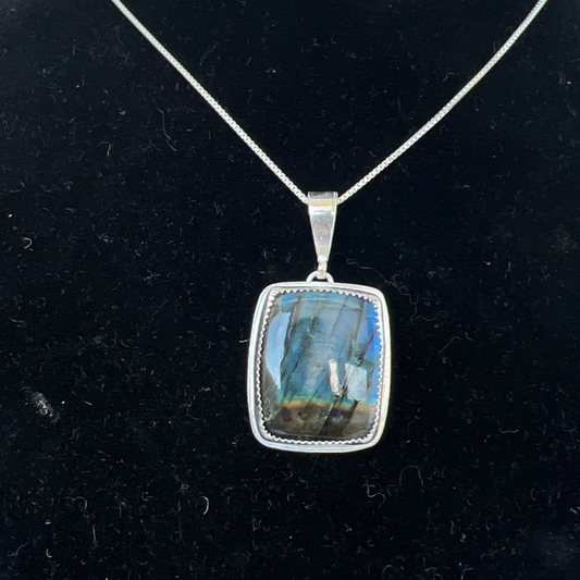 Blue Labradorite Pendant