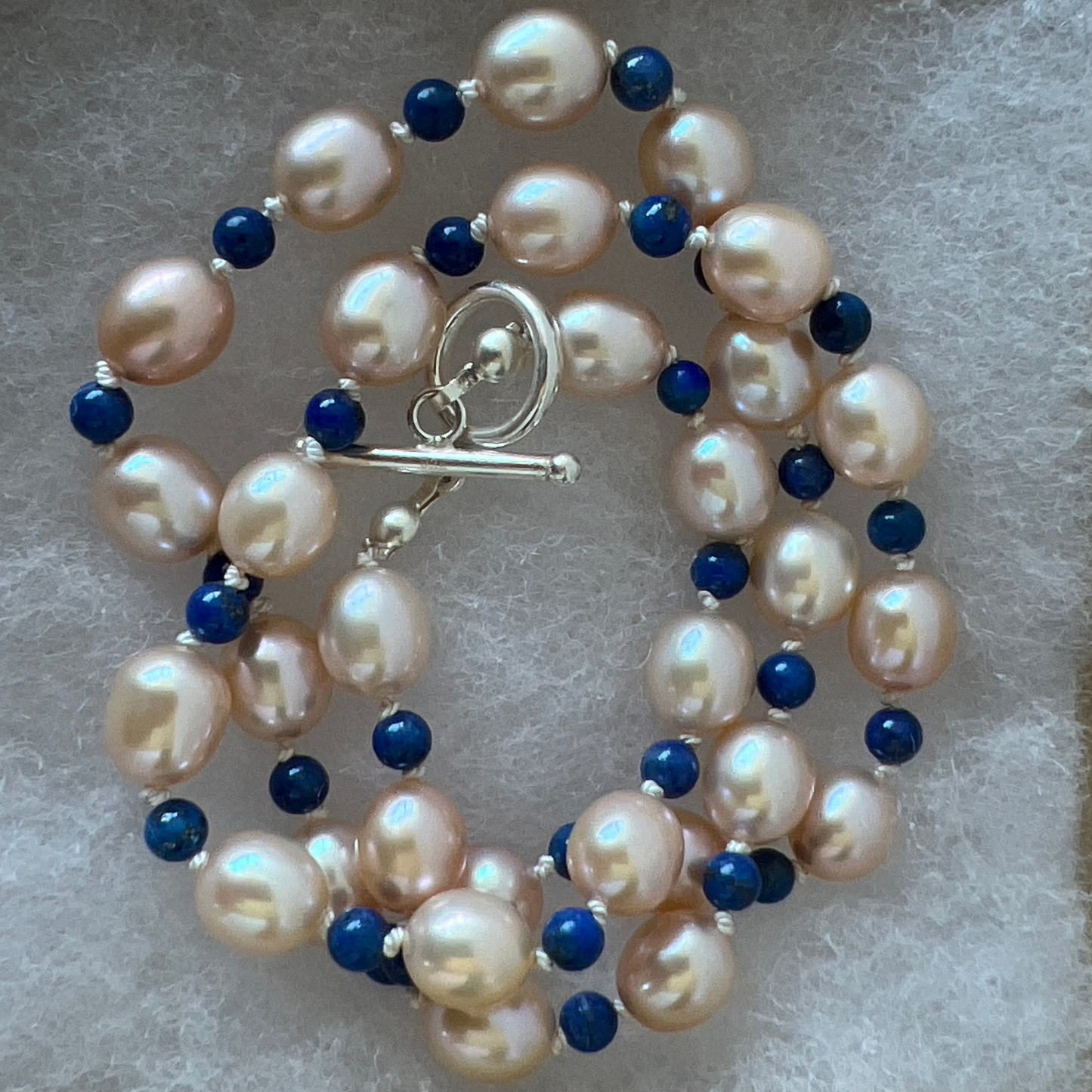 natural peach freshwater pearl