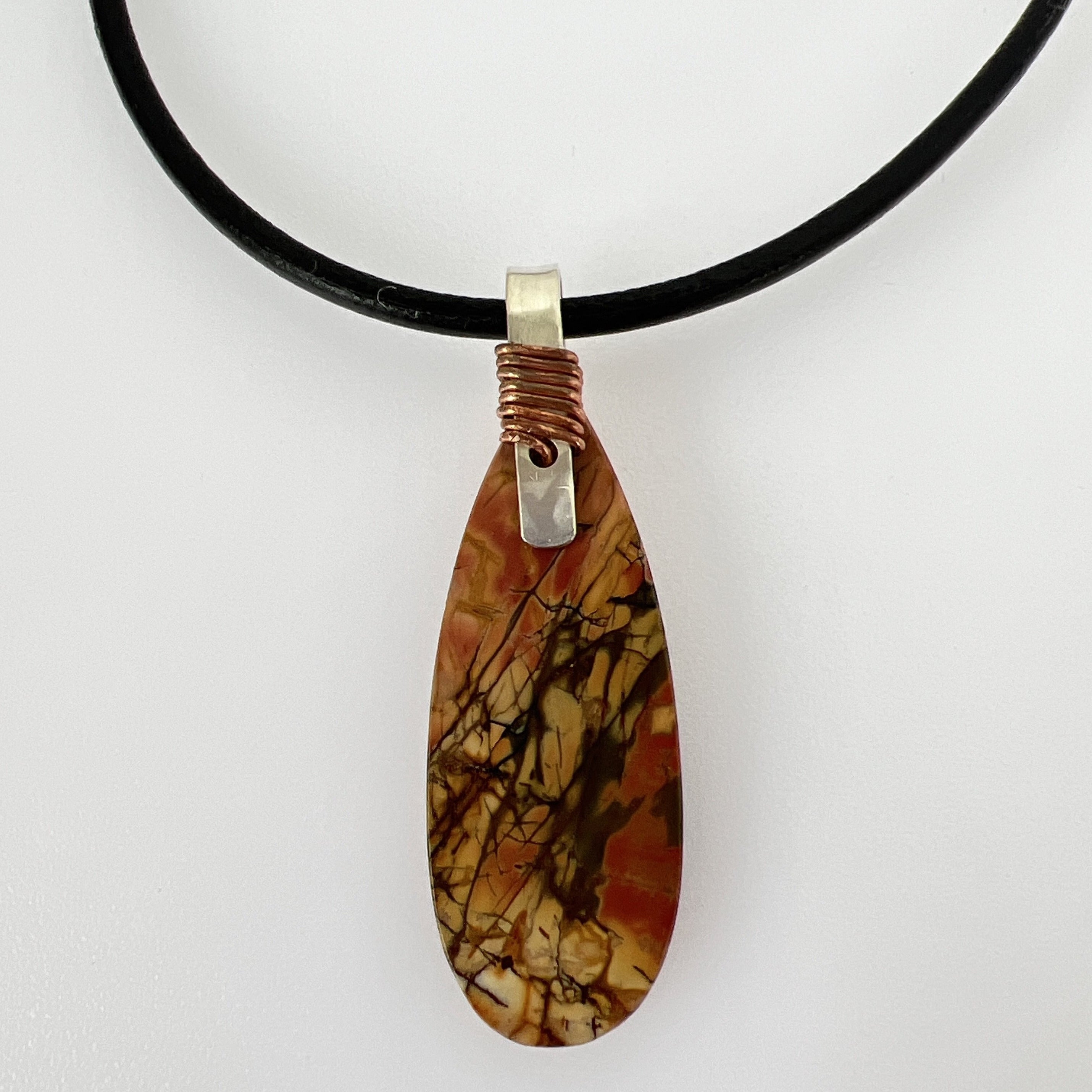 Red creek jasper deals pendant